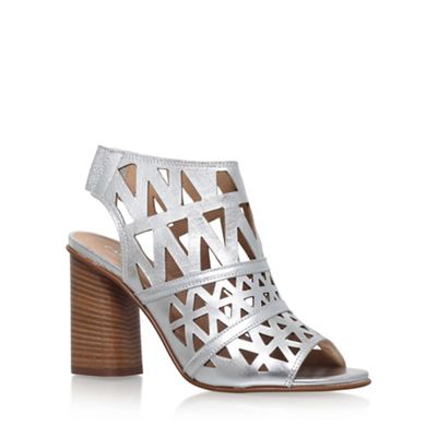 Silver 'Kupid' high heel sandal